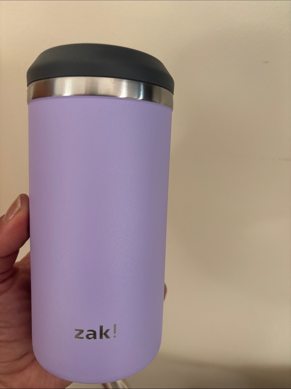 zak! Lavender Stainless slim koozie